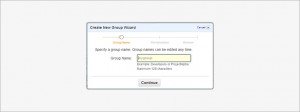 Creating a new AWS IAM group