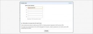 Create a new AWS IAM user