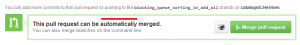 Branches can be automatically merged