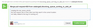 Confirm Merge