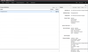 Details view of process definition has 'New Instance' button.
