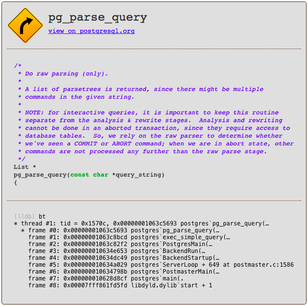 pg_parse_query