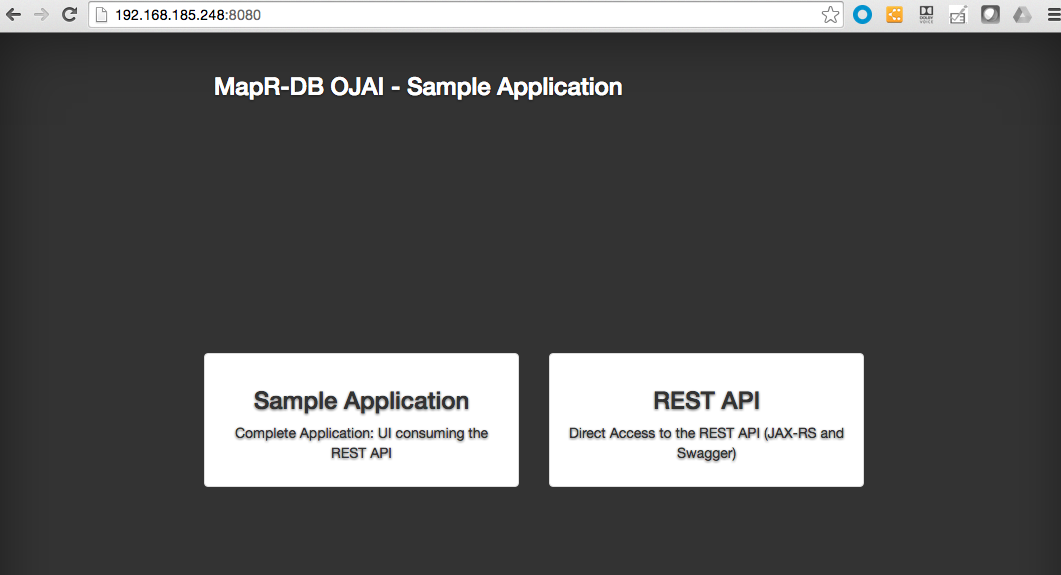 maprdb-ojai-sample-application