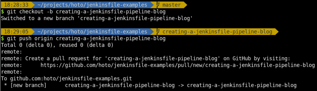 Jenkinsfile pipeline