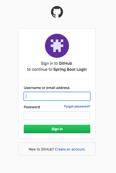 Spring Boot Login Options