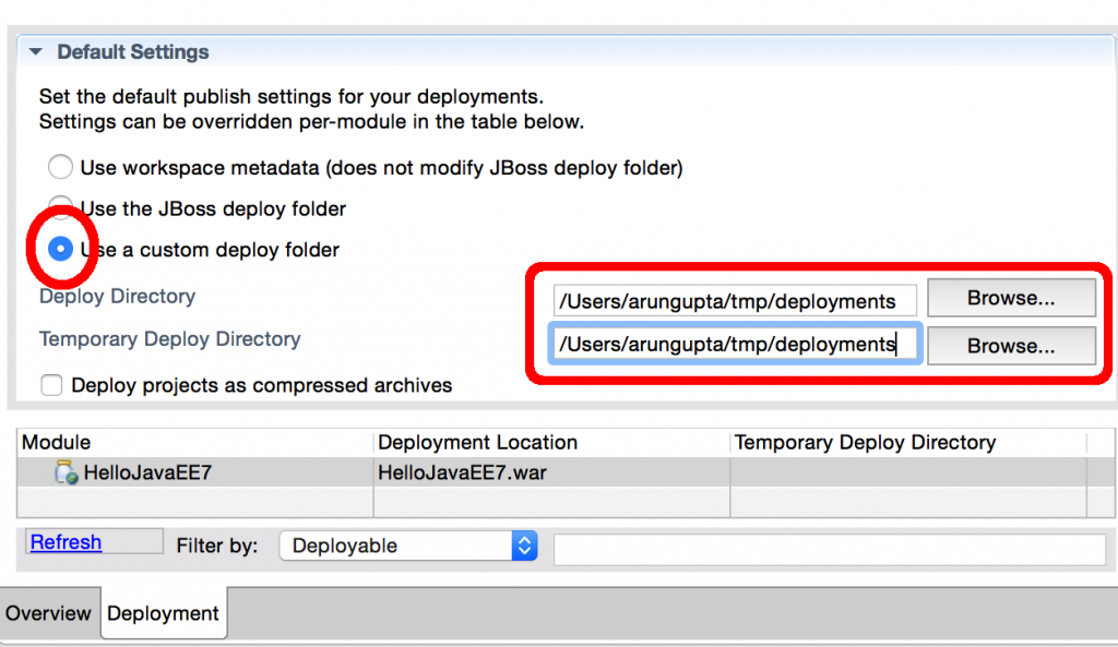 Deploy перевод. Синхронизация java. Temporary directory