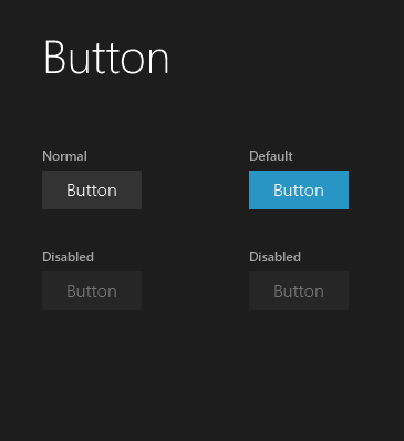 Button – JMetro NEW dark theme