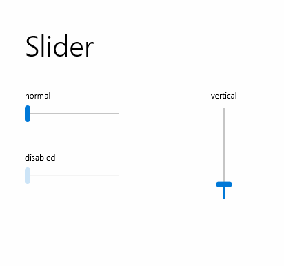 Slider NEW JMetro light theme