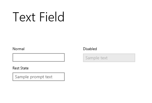 TextField – JMetro NEW light theme