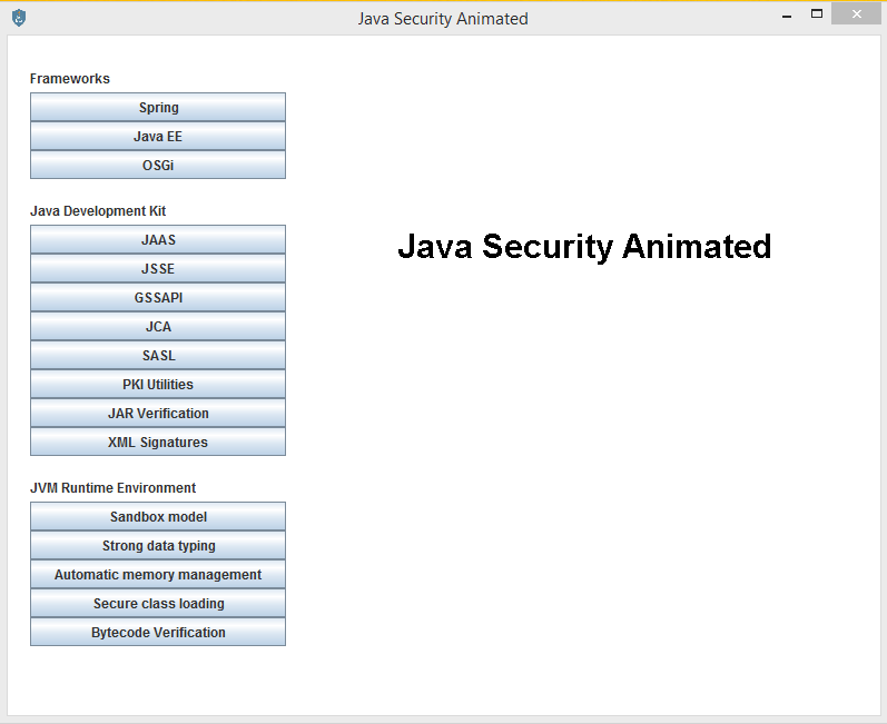 Java Security Animated