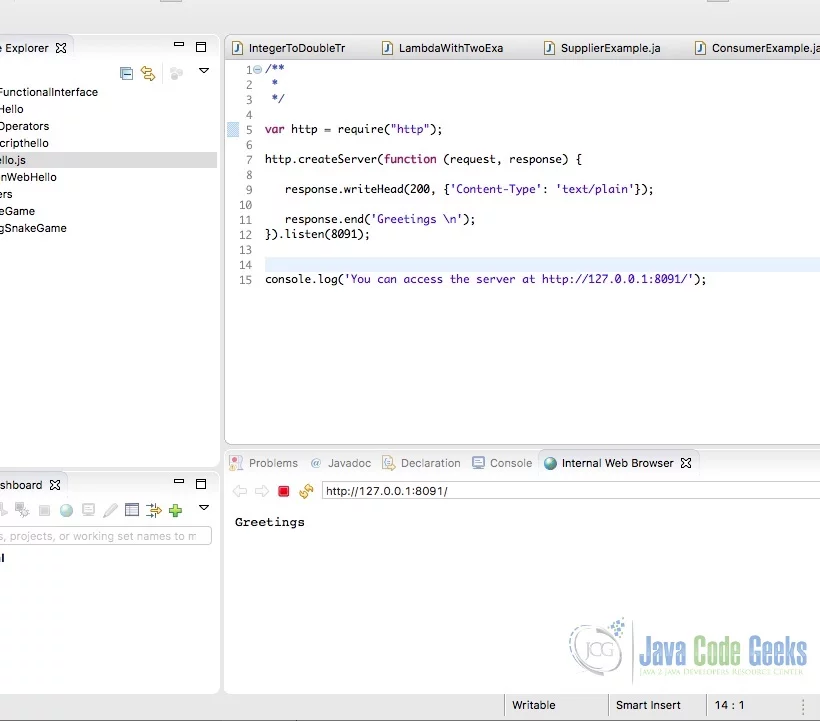 JavaScript vs Java - hello js