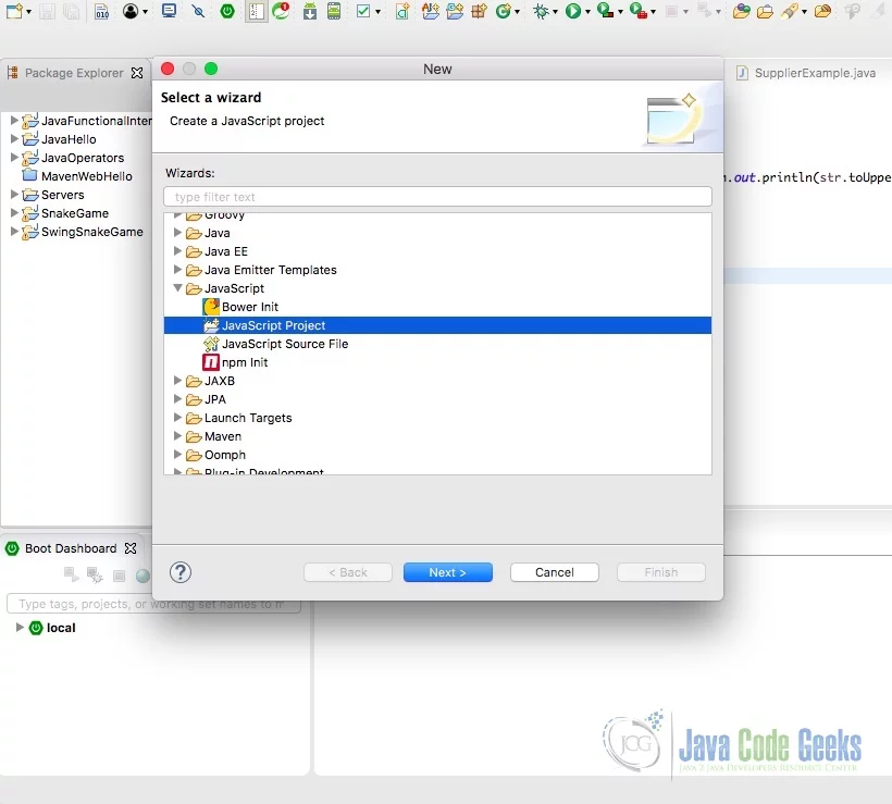 JavaScript vs Java - Javascript Project