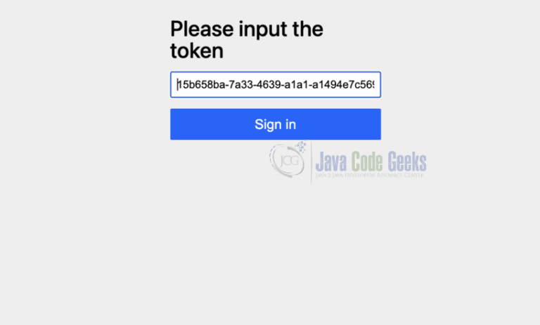 Spring Security One-Time Token Login Example - Java Code Geeks