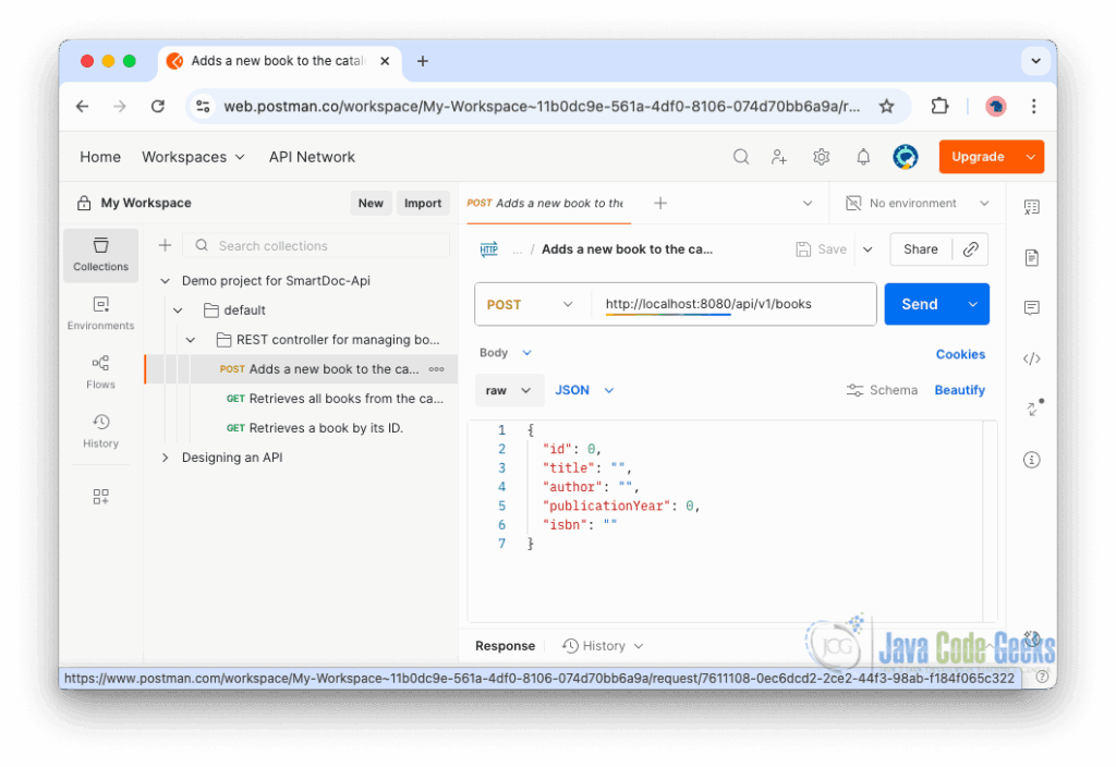 Postman collection import preview