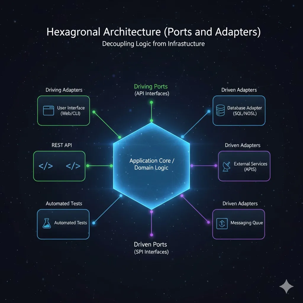 Hexagonal Architecture (Ports and Adapters): Achieving True Domain