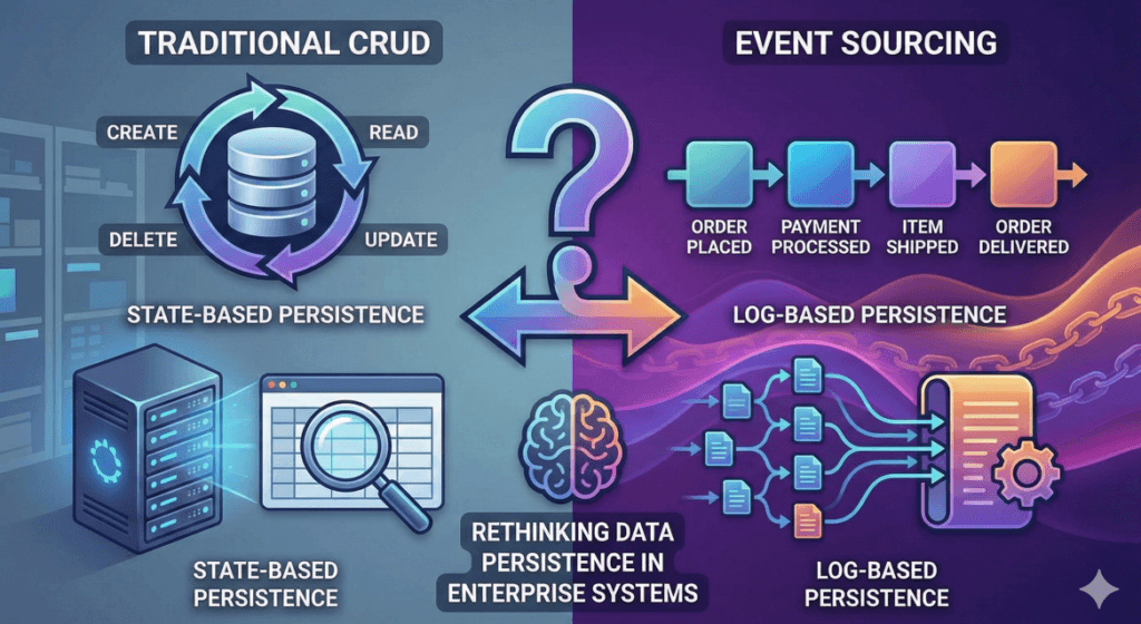 Event Sourcing vs CRUD
