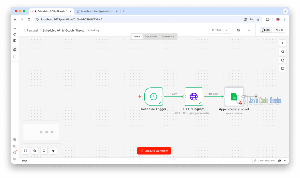n8n workflow illustration